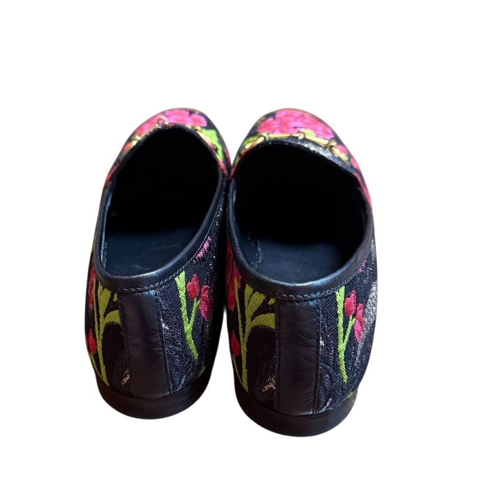 Gucci Jordaan Horsebit Slip On Loafers Floral Embroidered EU 38.5 US 8.5 - Picture 8 of 16